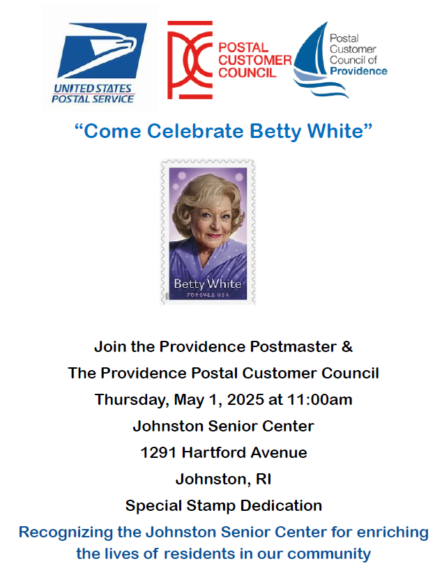 betty white stamp dedication